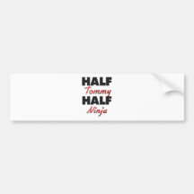 Halva Tommy halva Ninja Bildekaler
