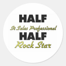 Halvt det yrkesmässig halv rockstjärna för Salar Klistermärke