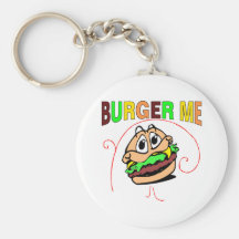 Hamburgare mig nyckelring