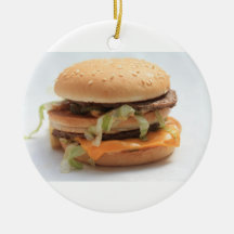 hamburgare och småfiskar julgransdekorationer