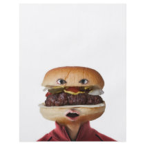 Hamburgarehuvudman över vit