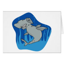 Hammerheadhaj Hälsningskort