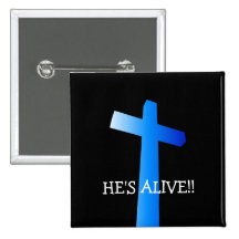 HAN är VID LIV!! …, Religiösan knäppas Pins