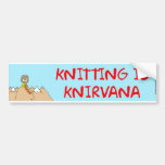handarbete är knirvanaen bildekaler