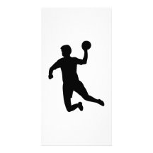 Handbollspelare Anpassade Foto Kort