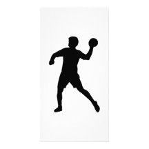 Handbollspelare Hälsningskort Med Foto