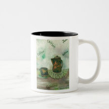 Handcrafted elegans - collectible kaffemugg
