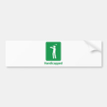 Handikappad Golf - Bildekaler