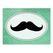 Handlebarmustasch Vykort