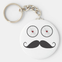 Handlebarmustaschnyckelring