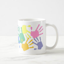 Handprint mugg
