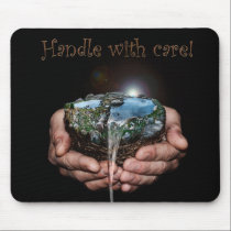 Handtag med omsorgmousepad musmattor