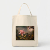 Hänga lös: OrchidHummingbirds Tote Bag