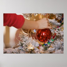 Hängande julprydnad för barn print
