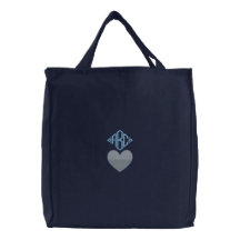 Hänger lös beställnings- broderade Monogrammed för Kassar