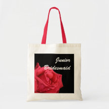 Hänger lös den yngre brudtärnagåvan för den elegan tote bag