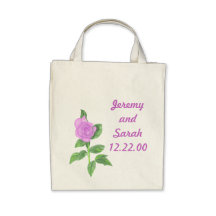 Hänger lös rosa målning för lavendel, den beställn tote bag