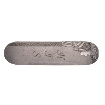 Hans art nouveaubröllopSkateboard