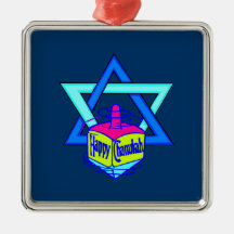 Hanukkah davidsstjärna julgranskulor