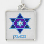 Hanukkah fredkonst nyckel ringar