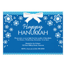 Hanukkah partyinbjudningar