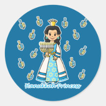 Hanukkah Princess Klistermärken
