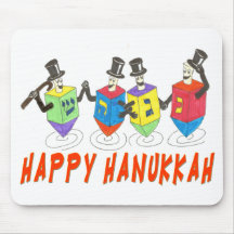 HAPPPY HANUKKAH Mousepad Mus Matta