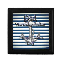 Happy Fathers Day Anchor Gift Boxes