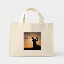 Happy Fathers Day Golf Canvas Bag