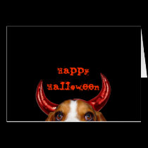 Happy halloween från den lite djävulen, Holmes kort