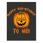 Happy halloweenfödelsedagT-tröja och gåvor Vykort