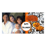 Happy halloweenfotokort