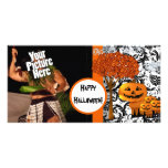 Happy halloweenfotokort