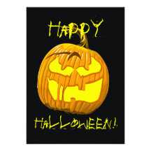 Happy halloweeninbjudan
