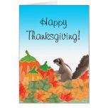 Happy thanksgiving! hälsnings kort
