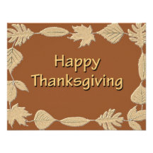 Happy thanksgiving inbjudan