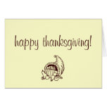 "happy thanksgiving!", kort