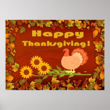 Happy thanksgiving posters