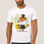 Happy Tiger With Pot Of Gold Tshirt