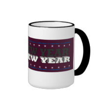 Hapy nytt år kaffe muggar
