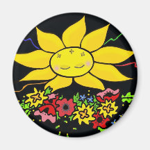 Här kommer den ukrainska Folk konsten för solen Magnet För Kylskåp