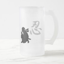 Har Ninja? Glass mugg