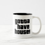 Har som har trycket för hus 2 kaffe mugg