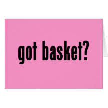 harbasket? hälsnings kort