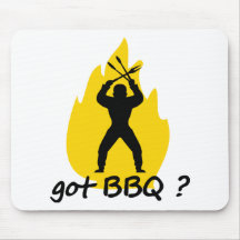 harBBQ? med flamma symbolen Musmatta