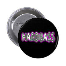 Hård bas- musik för HARDBASS Knapp Med Nål