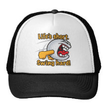 Hård rolig tecknadgolfboll för gunga baseball hat