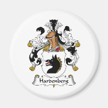 Hardenberg familjvapensköld kylskåpsnagnet
