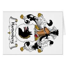 Hardenberg Family Crest Greeting Card