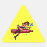 HARDHATZ TRIANGLE STICKERS